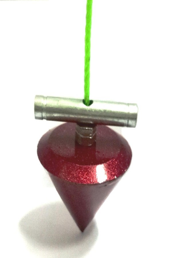 Tunir Professional Plumb Bob Tool with Retractable Nylon Cord, Size 4 No-250 Gms - Image 1